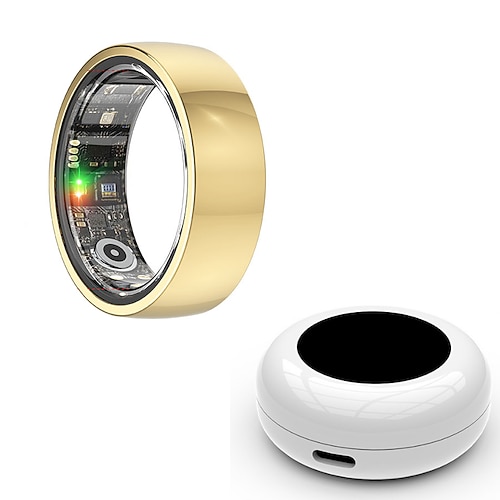 Neuer Smart Ring Herzfrequenz Schlafüberwachung Bewegung Schrittzählung Fernpflege Valentinstagsgeschenk Image