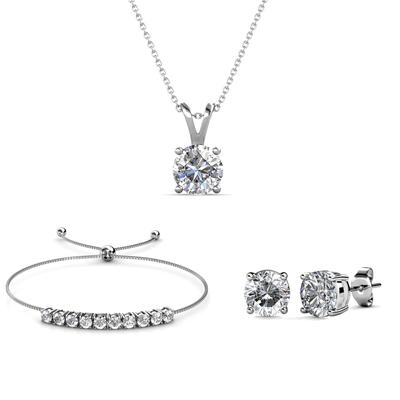 Crystal Mia Sets - Silber und Kristall Image