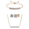 Mary Crystal Mia Sets - Roségold und Kristall