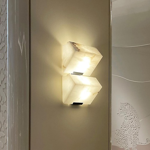Innen LED Nordischer Stil Innenwandleuchten Wohnzimmer Schlafzimmer Stein Wandleuchte 110-120V 220-240V 85-265V Image