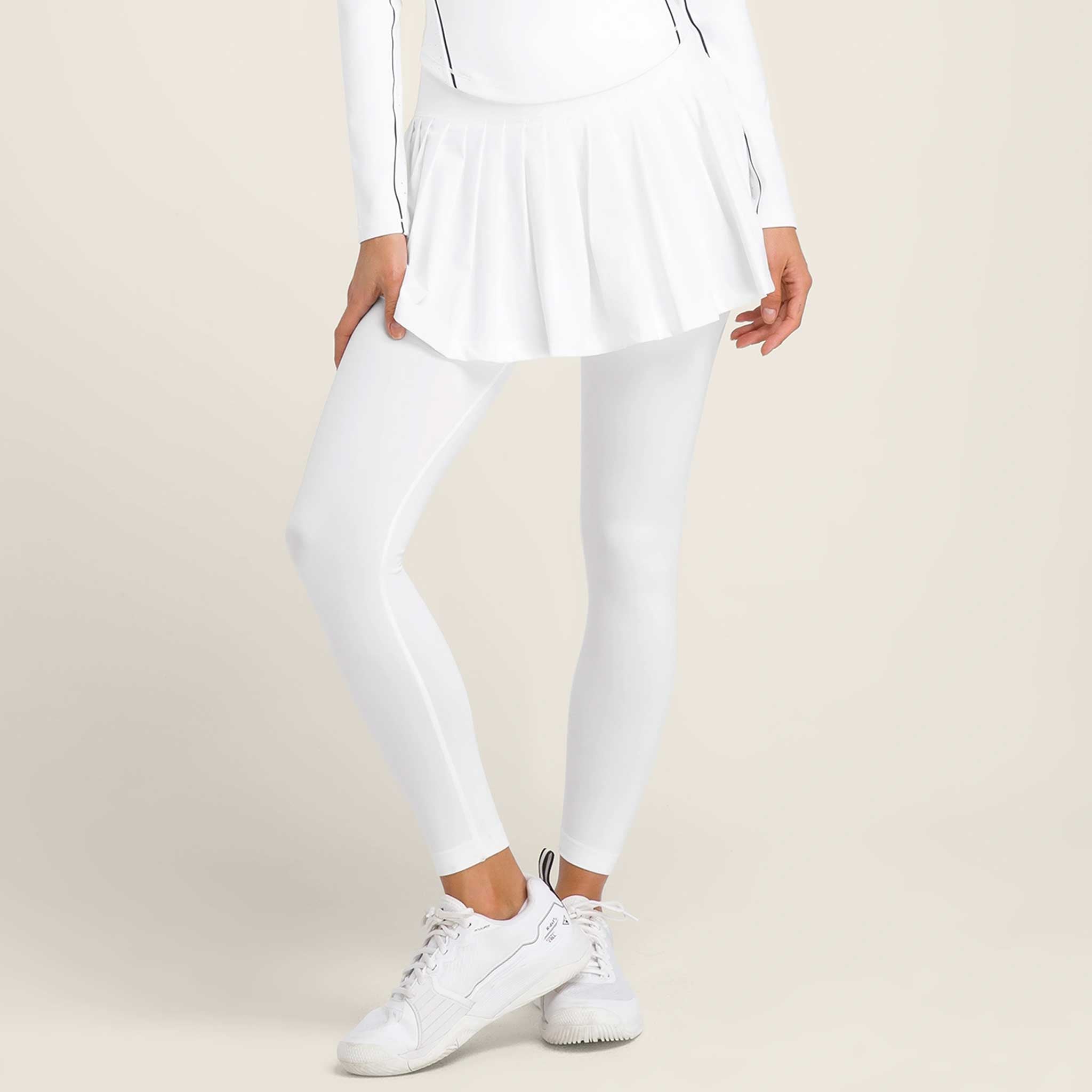 Wilson Midtown Skirt Tight Women's Tennis Apparel Bright White - Wilson