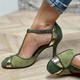 Women's Retro Two-Tone High Heel Pumps – Pink and Blue Bow Detail Ankle Strap, Perfect for Vintage-Inspired Outfits and Casual Chic Looks
