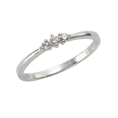 Orolino Ring 585/- Gold Brillant weiß 0,10ct. 058 (18,5) Damen Image
