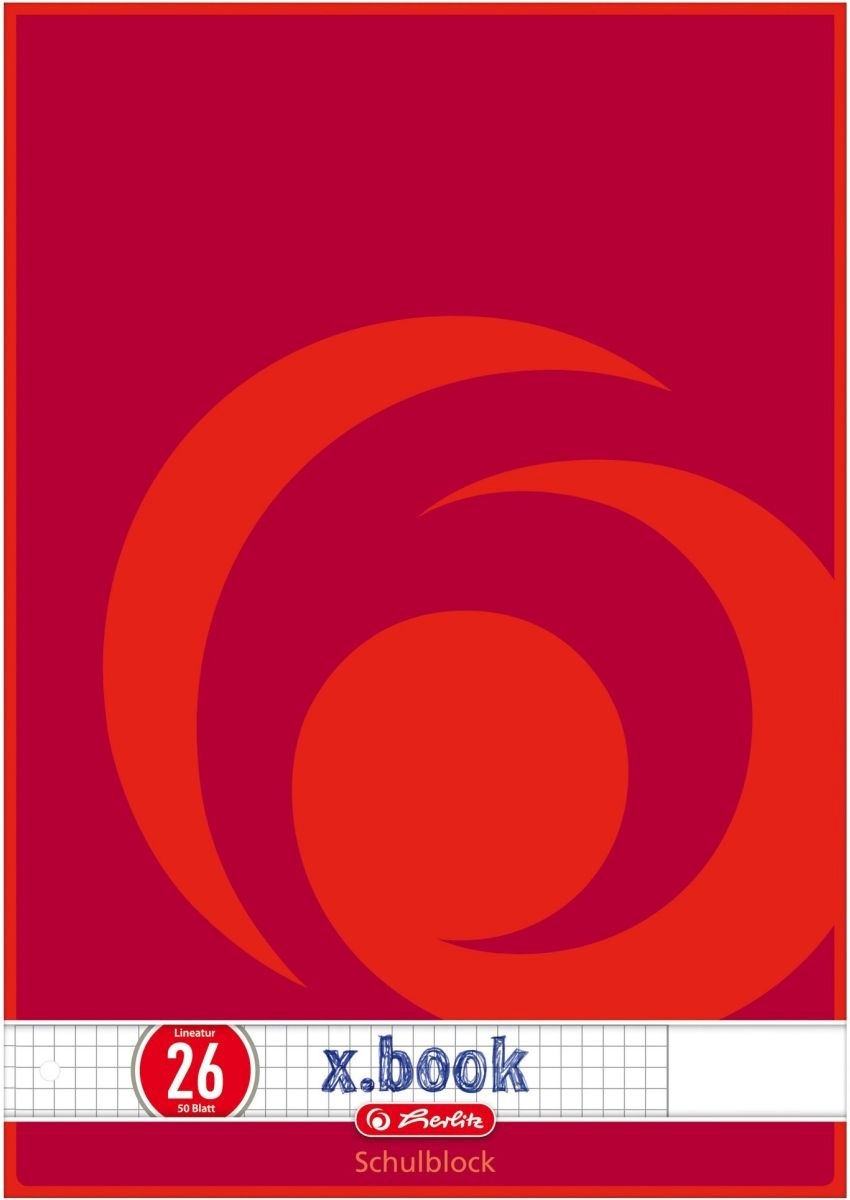herlitz Schulblock A4 50 Blatt Lineatur 26 FSC Mix Image