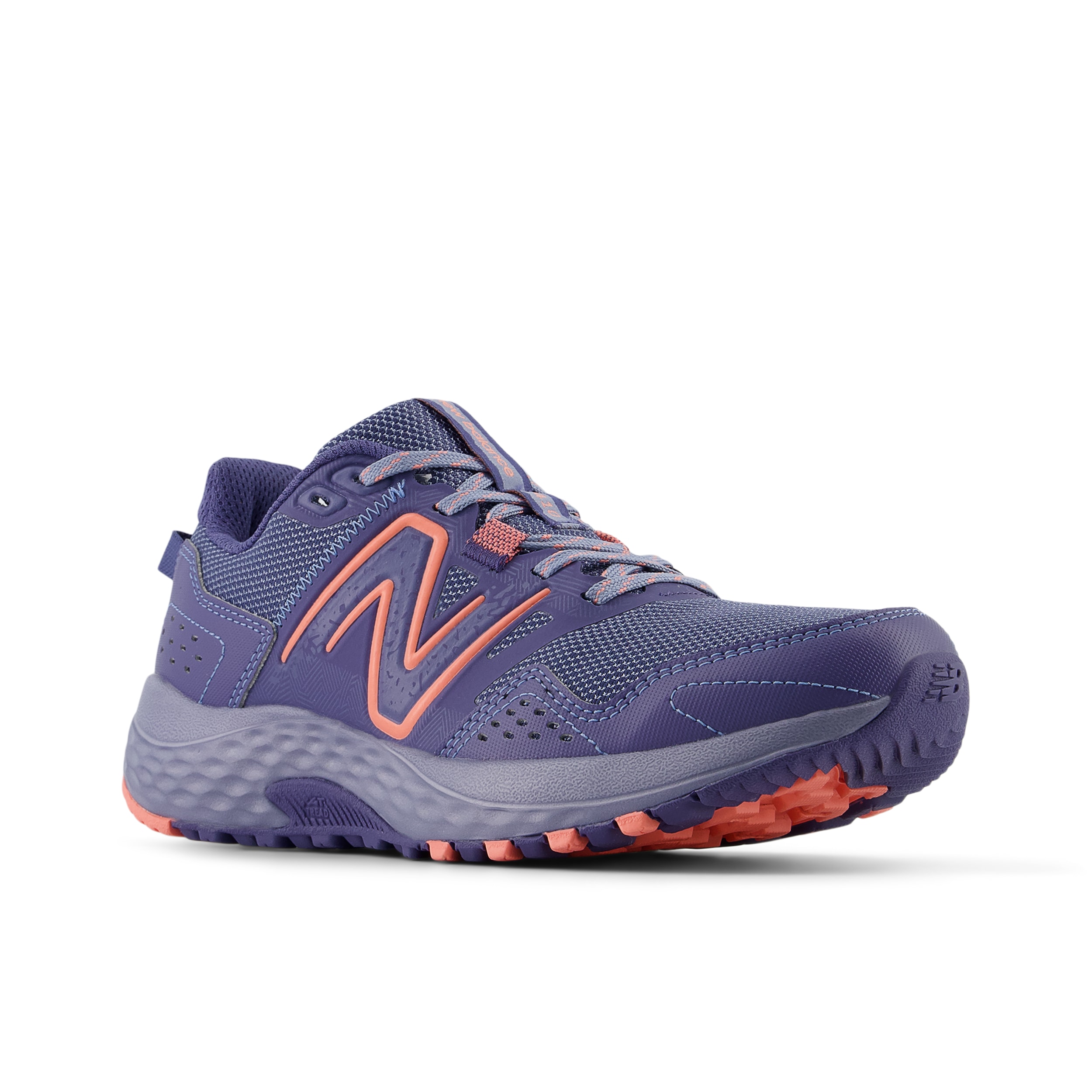 Laufschuh NEW BALANCE "WT410", Gr. 36,5, schwarz (dream state), Synthetik, Textil, Schuhe, Walkingschuh, Trailrunningschuh