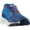 Wanderschuh SALOMON "PATROL J", Gr. 34, dunkelblau, french blau, weiß, Textil, Synthetik, sportlich, Schuhe, wasserdicht