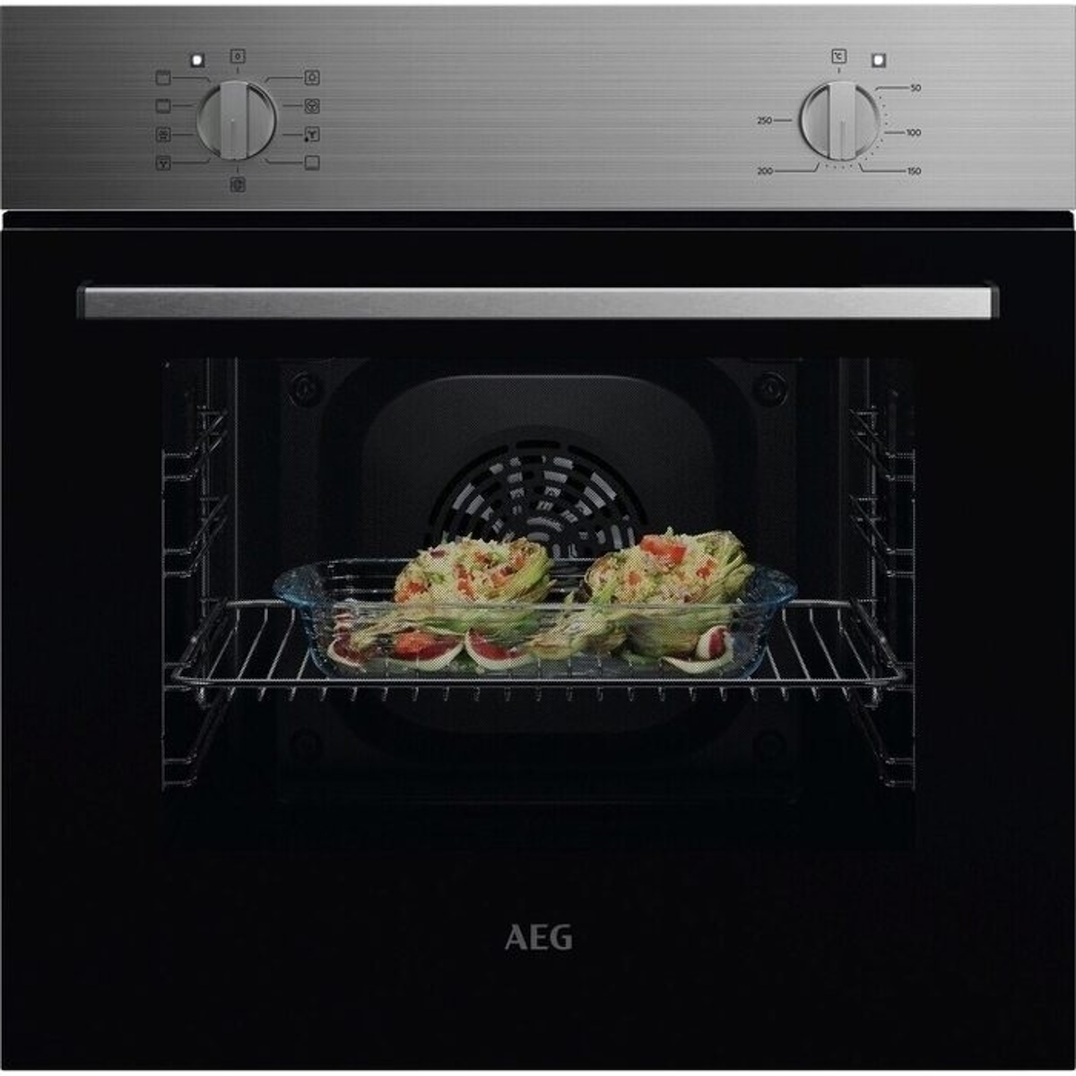 AEG Einbaubackofen Serie 5000 SurroundCook®, Edelstahl mit Antifingerprint NBU5A10CM Image
