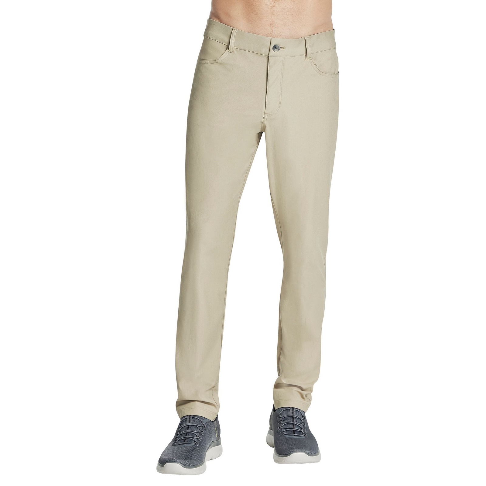 Skechers Men's Go Walk Premium 5 Pocket Pant (Size 36) Beige, Polyester