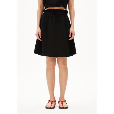 FILIZAA LINO - Frauen Regular Fit Rock - schwarz (Größe: L) Image