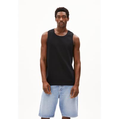 ADRIAAN | Heavyweight Tanktop aus recyceltem Baumwoll Mix - schwarz (M) Image