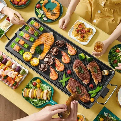 Electric BBQ 220V Electric Grill Grilling Household Appliances for Kitchen Electrical Appliances For
