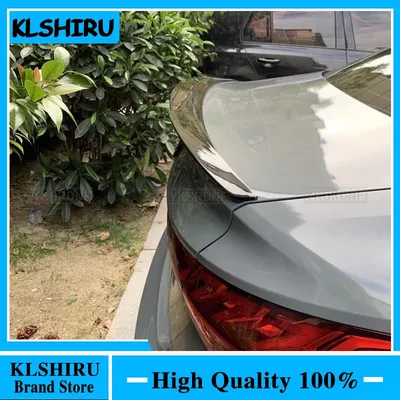 For Audi A3 Sedan 2021 New ABS Plastic Material Paint Glossy Black Carbon Fiber Lip Spoilers Rear Trunk Lid Car Spoiler Wings