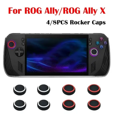 4/8 stücke Silikon Rocker Caps Joystick Abdeckung Handheld Spielkonsole Stick Daumen Analog Grip Image