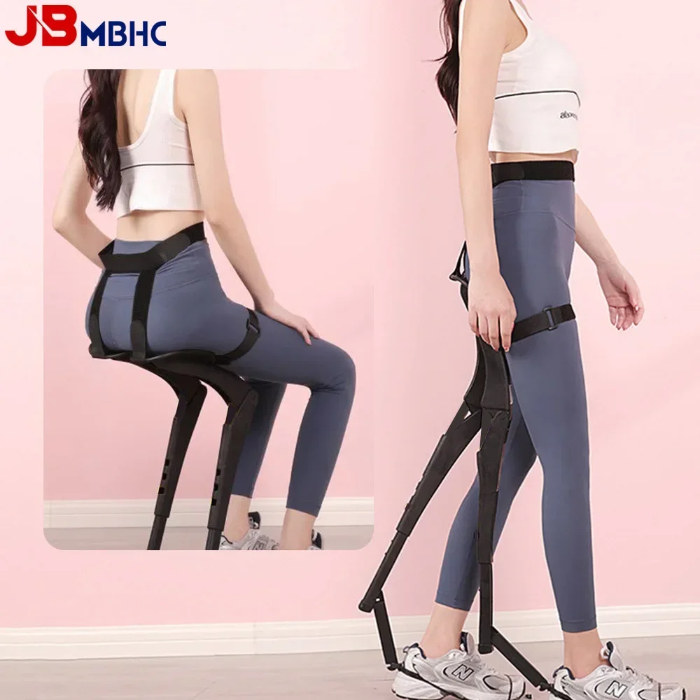 Exoskelett Tragbarer, leichter Klappstuhl, verstellbarer Tragestuhl, Angeln, Klapphocker, Outdoor-Reisen, multifunktionaler Sitz Image