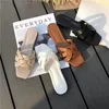 2025 sommer Gleitet Offene spitze Flache Freizeitschuhe Freizeit Sandale Weibliche Strand Flip-Flops Große Größe 43 Frauen Hausschuhe damen schuhe