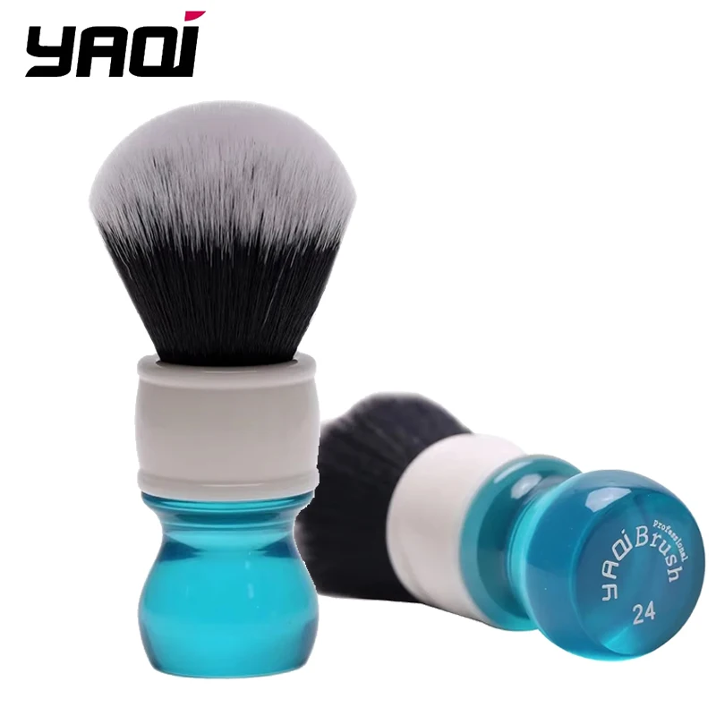 Yaqi 24MM Kunsthaar Aqua Rasierpinsel Smoking Nass für Herren Einfarbig Einfache tragbare Reise YAQI Rasierpinsel Image