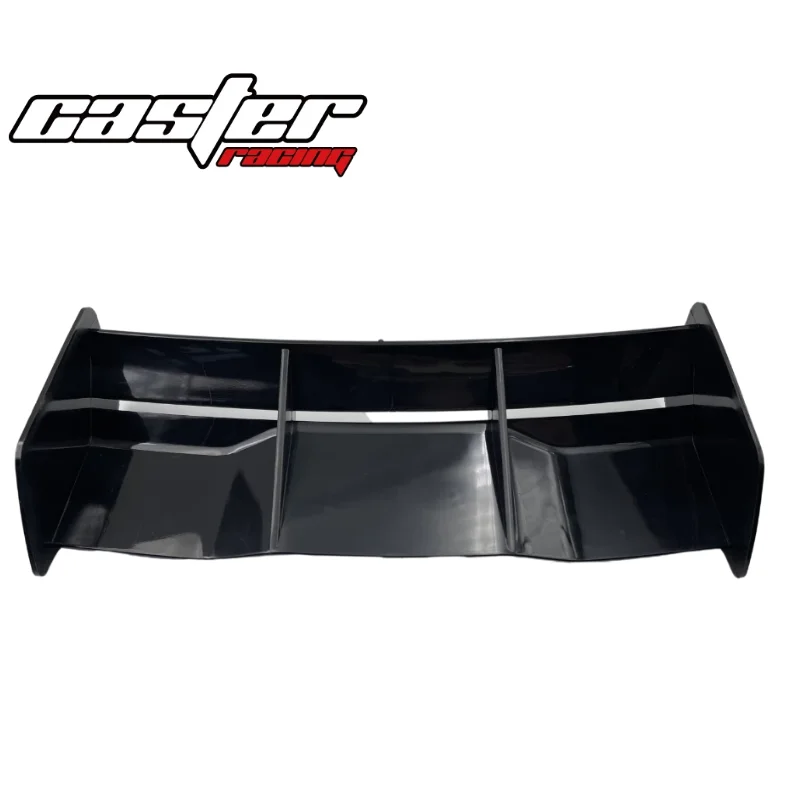 Caster Racing 1/8 RC Buggy/Truggy Heckflügel Schwarz/Weiß Nylon High Downforce Zähigkeit Racing für ARRMA XRAY KYOSHO HSP Tekno