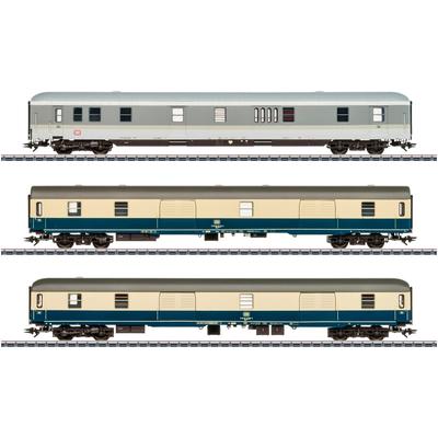Güterwagen MÄRKLIN "Märklin Expressgut-Set - 42830", blau (blau, beige), Modelleisenbahn-Fahrzeuge, KinderB:3,5cm H:5cm L:28,2cm, Kunststoff, Metall, Made in Europe, B:3,5cm H:5cm L:28,2cm Image