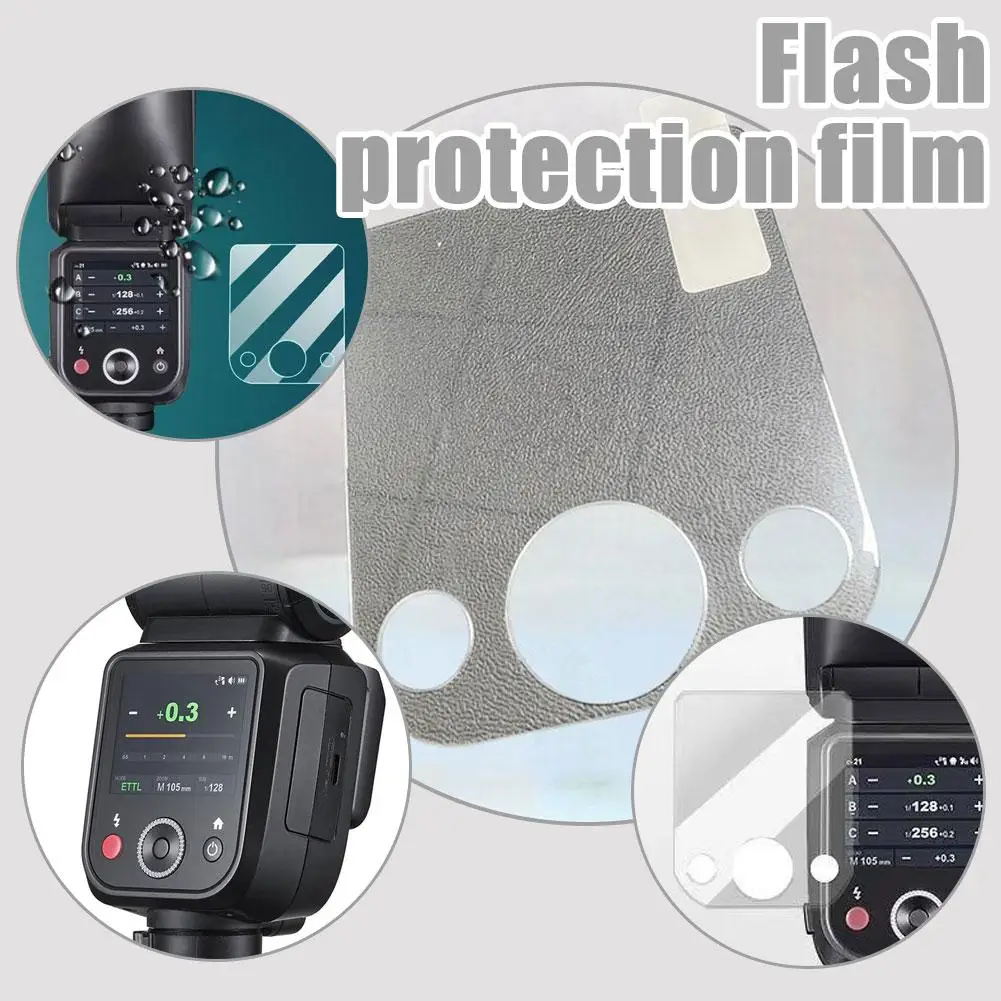 Für Godox V100 Blitzlicht Schutz Film Wasserdicht Kratzfest Drop-proof Schutz Film Für Godox V100 Schutz Teile Image