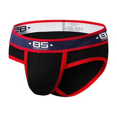 Herrenunterwäsche der trendigen Marke, einfarbig, niedrige Taille, Slips für trendige Herren BS145 Image