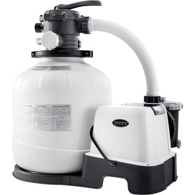 Sandfilteranlage INTEX "QX 2600", weiß, Kunststoff, Filteranlagen, mit integriertem Salzwasser-Elektrolyse-System Image