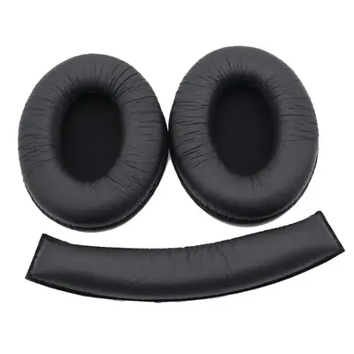 Polsterset Ohr Pad Kopfhörer Weiche Schaum Kissen Stirnband Abdeckung Kopf Band Ersatz für Sennheiser HD202 HD212 HD43HD497 Kopfhörer Image
