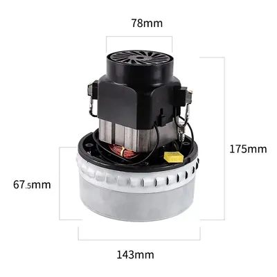 220V 1200W-1500W Trocken Nass Staubsauger Motor für Philips Midea Haier Rowenta Sanyo Electrolux Staubsauger teile Zubehör Image