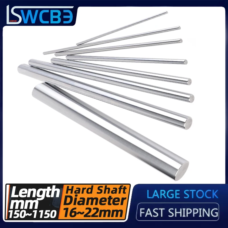 Präzisions-lineare optische Achse, verchromte Hartwellen-Kolbenstange, Hochfrequenz-Abschreckung, Durchmesser 16 mm, 17 mm, 18 mm, 19 mm, 20 mm Image