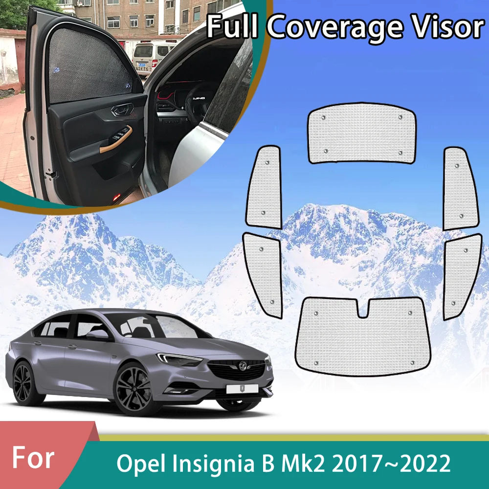 Für Opel Insignia B MK2 Vauxhall ZB Holden Buick Regal Z18 2017-2022 Auto Vollständige Abdeckung Sonnenschirm Anti-UV Zubehör fenster Visier Image