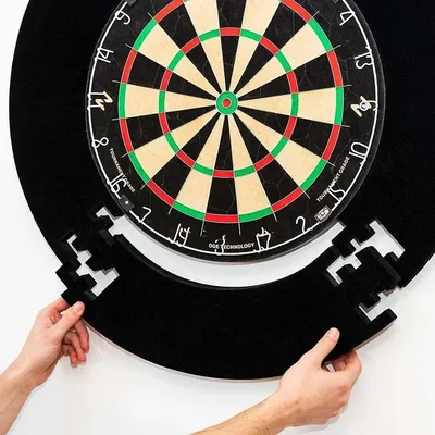 Spleißen Darts cheibe Wand schutz Ring Dart Surround Board Eva hochfeste abnehmbare Wand Surround Dart Back board schwarzen Ring Image