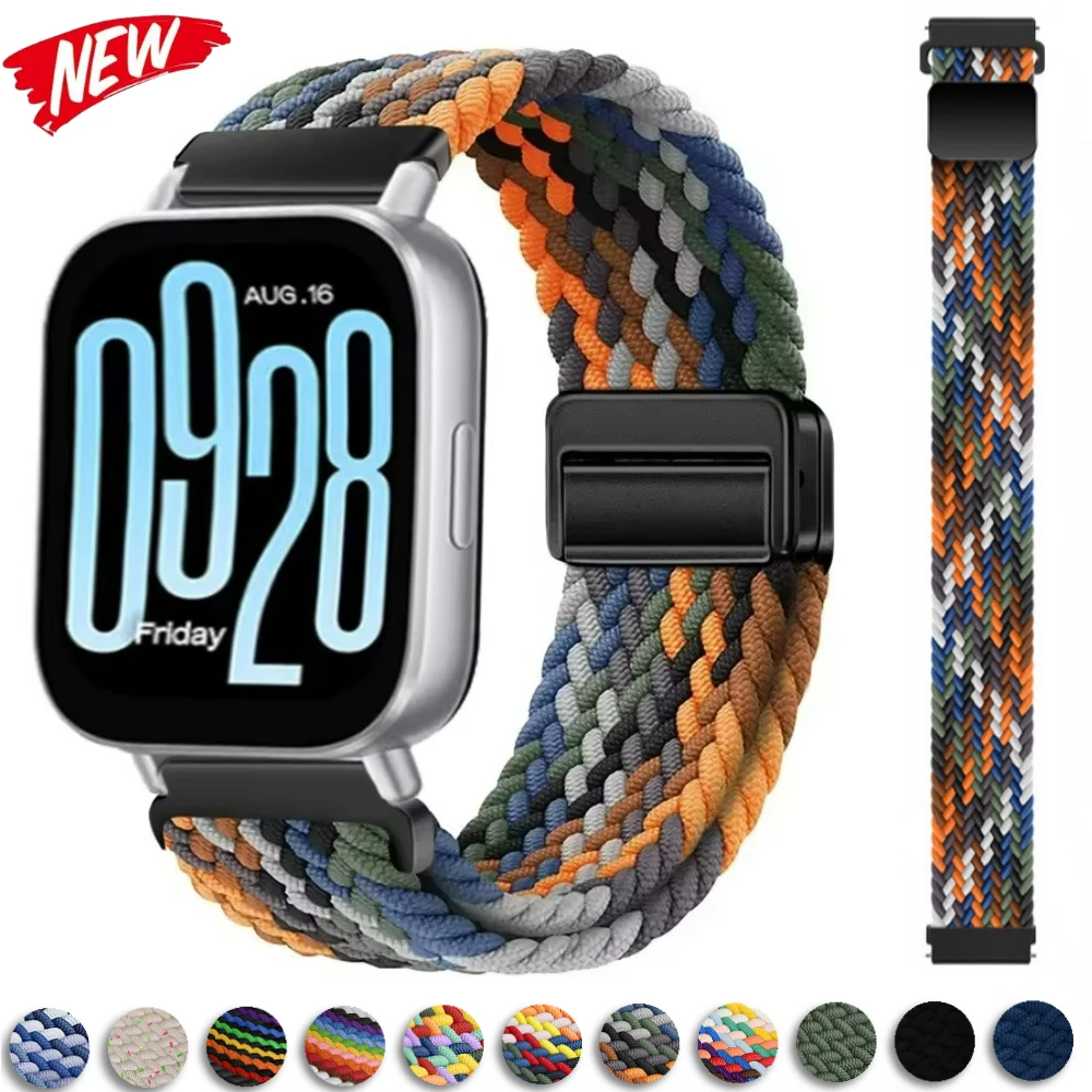 22 mm magnetisches Nylonarmband für Redmi Watch 5 Active Elastic Armband Armband für Redmi Watch 5 Lite Sportarmband-Zubehör Image