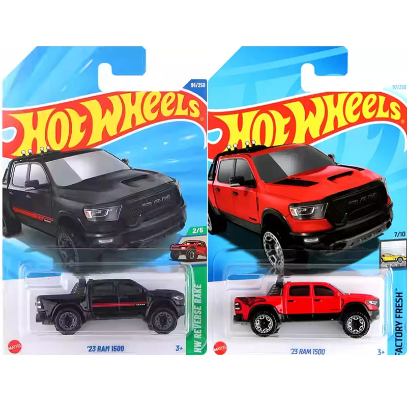 2025D Original Hot Wheels Auto 23 RAM 1500 Spielzeug für Jungen 1/64 Diecast Voitures Legierung Modell Fabrik Frische Juguetes Geburtstag Geschenk Image