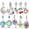 100 % 925 Sterling Silber Motorrad Mädchen Schuh Anhänger Charms passen Original Armbänder DIY Schmuck für Frauen Geschenk Party
