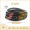 Keilriemen m Abschnitt Dreieck Riemen M-16 17 18 19 20 21 22 23-60 Zoll Gummi mechanische industrielle Getriebe Riemen imperiale Größe