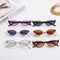 Half-Frame Cat Eye Sonnenbrille für Frauen Männer Sonnenbrille kleine Sonnenbrillen Brillen fahren Fahrrad Sonnenbrille Streetwear Zubehör