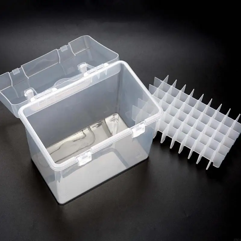 Multifunktionaler Markierungsstift für Etui, transparenter Kunststoff, farbiger Markerhalter, tragbarer Pinselstift für Etui für Kinder Image