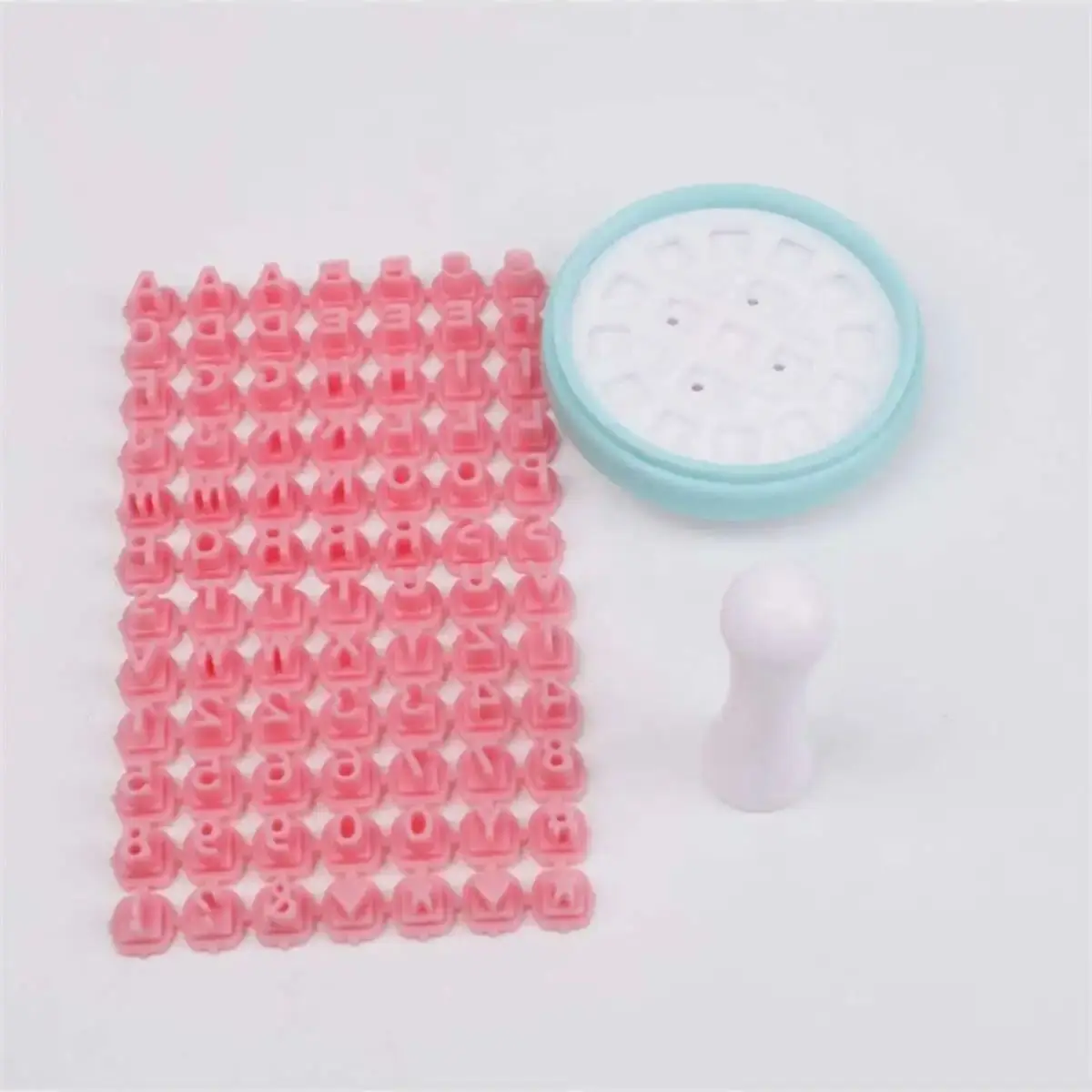1 Satz alpha numerische Keksform Fondant Druckform Keks presse Image