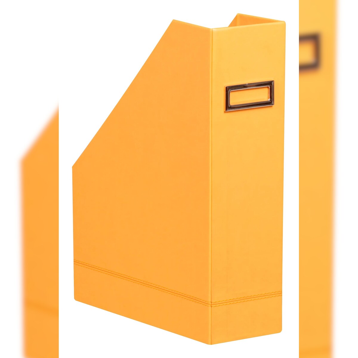 Rhodiarama Stehsammler aus Kunstleder, 10x25x31cm - Orange 118830C Image