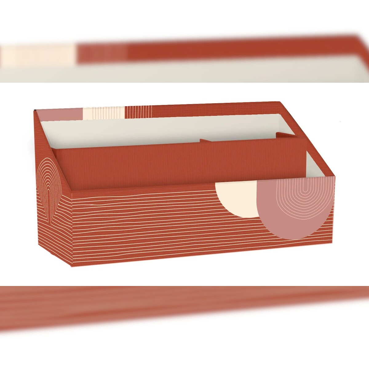 Clairefontaine 4x Terracotta, Briefablage 25x10x14 cm - 116077C Image