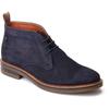 Base London Knebworth Leder Herren Marine Stiefel