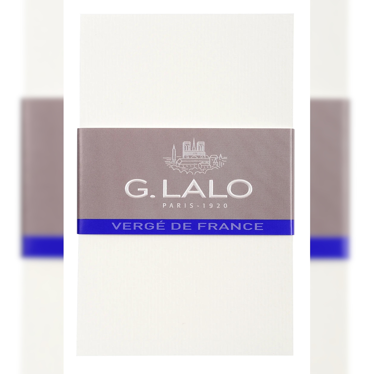 G.Lalo 5x Lalo, Packung mit 25 Karten Vergé de France, 85x135mm - Weiß 67300L Image