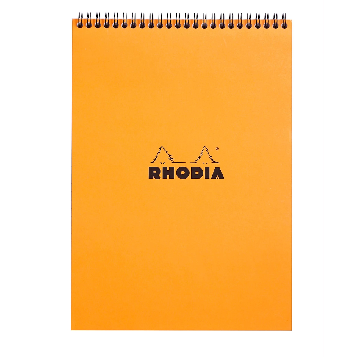 Rhodia 5x Spiralblock Rhodia Notepad A4, 80 Blatt kariert 80g - Orange 18500C Image