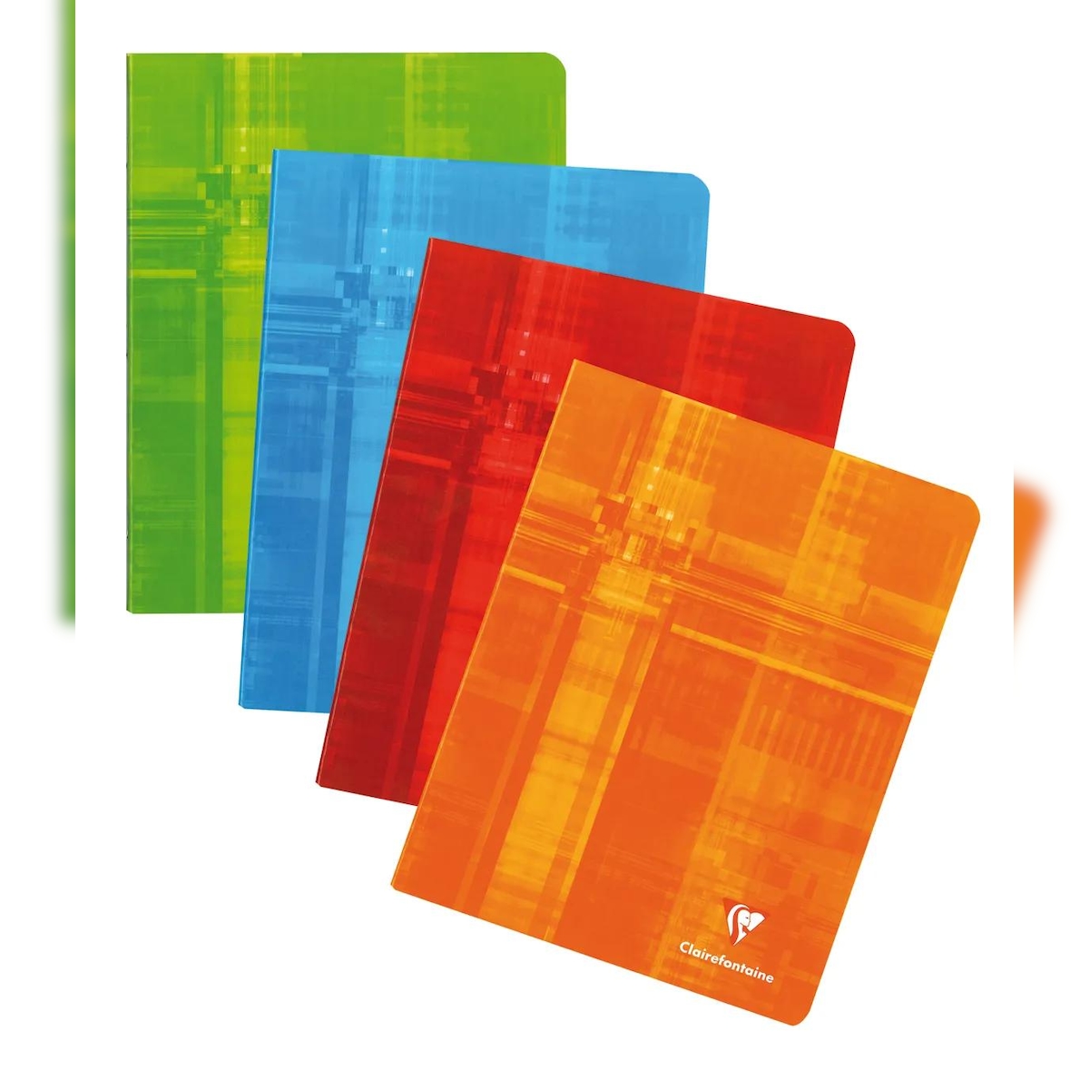 Clairefontaine 10x Heft 16,5x21 cm, 48 Blatt 90g, französische Lineatur Seyés - Sortiert 381C Image