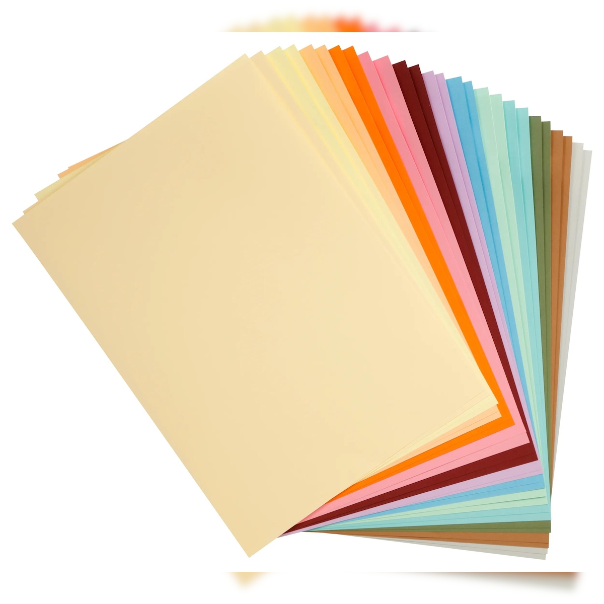 Clairefontaine Maya Bastelkarton A2 185g 2x14 Bogen - Pastellfarben sortiert 975599C Image