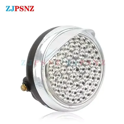 12-80V 21/37/66/114/132/181 Beads Tricycle Motorcycle Headlight Spot Light Beam Motorbike Fog Lamp