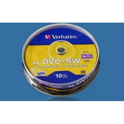 Wholesale 10Pcs DVD+RW Disks Rewritable DVD RW Discs 4.7GB 4X
