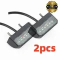 ATVOV 1/2pcs 6 LED 12V 24V Numero di licenza per auto Luce targa Numero rimorchio Lampada di coda posteriore Impermeabile Barca Camion Camion Roulotte Van