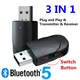 Trasmettitore ricevitore Bluetooth 5.0 2 In 1 Jack da 3.5mm RCA AUX adattatore Wireless Audio Stereo