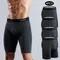 4 pezzi boxer lunghi per uomo intimo taglie forti mutandine da uomo sexy mutande a gamba lunga in cotone boxer da uomo moda tronco maschile