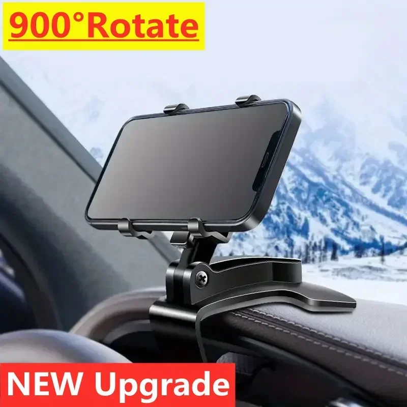 Supporto per telefono per auto Supporto universale per cruscotto Supporto per clip per auto Supporto per telefono cellulare GPS nel supporto per auto per iPhone Samsung Xiaomi